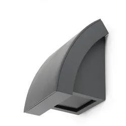Faro Outdoor Wandleuchte PROA GU10, IP44, dunkelgrau FAR-74400