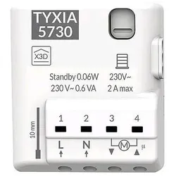 Delta Dore TYXIA 5730, Schalter + Taster, Weiss