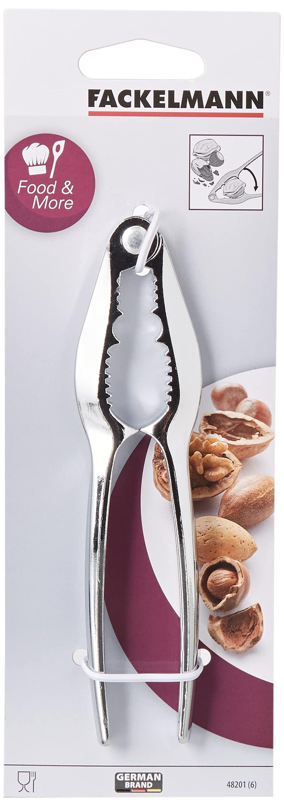 Dripio Notenbreker, verchroomd, 16 cm