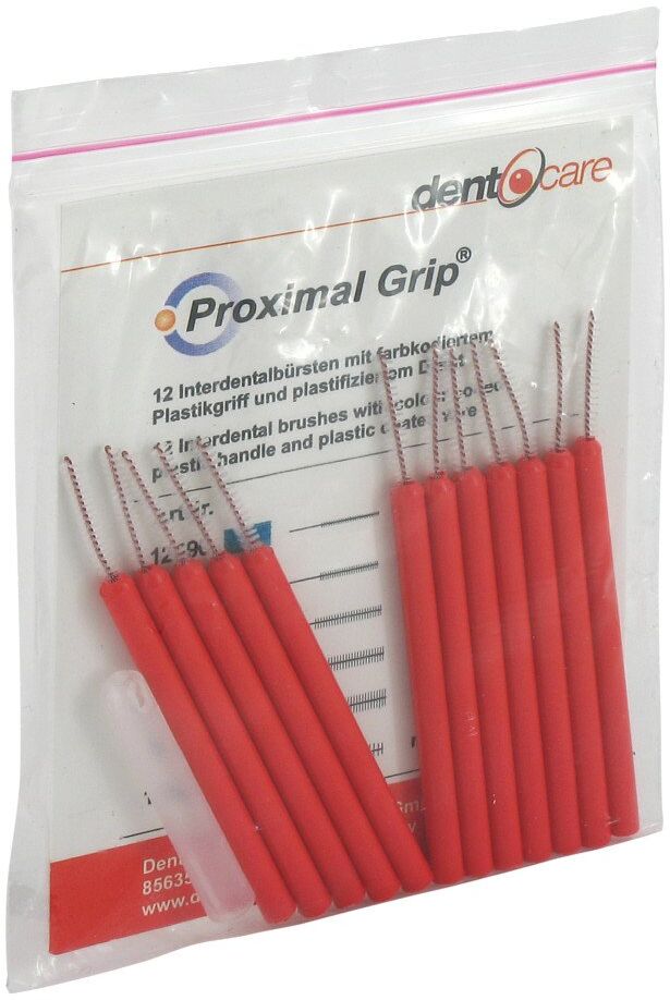 Proximal Grip xxx-fein rot Interdentalbürste 12stk