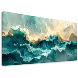 LEINWANDBILD Abstraktion 80x40cm