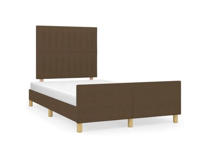PUGYNBK Bettgestell ohne Matratze, 120 x 190 cm Verstellbares Kopfteil, stabile Beine, Lattenrost, atmungsaktiver Stoff