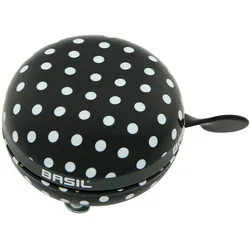 Basil Big Bell Polkadot Klingel schwarz/weiß