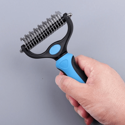 All Categories Goods Pet Dog Cat Hair Remover Comb, Needle Grooming Brush For Deshedding And Cleaning pink