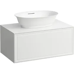 Laufen Waschtischunterbau „THE NEW CLASSIC“ 777 × 347 × 457 mm Verkehrsgrau, mittig