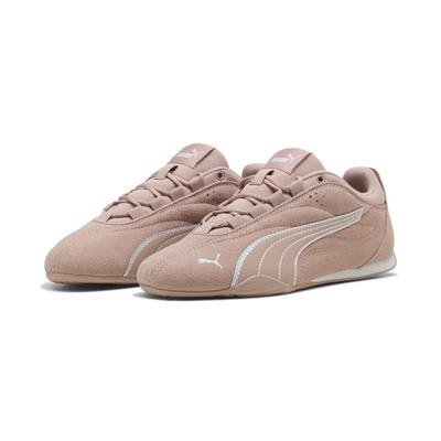 Sneaker PUMA "CATCH SOLEIL SD", Damen, Gr. 39, rosa (rose latte, puma weiß), Leder, Schuhe Sneaker, für Alltag, mit Lederobermaterial, sportlicher Stil, mit Schnürung