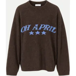Oversized Strickpullover Moani Braun M