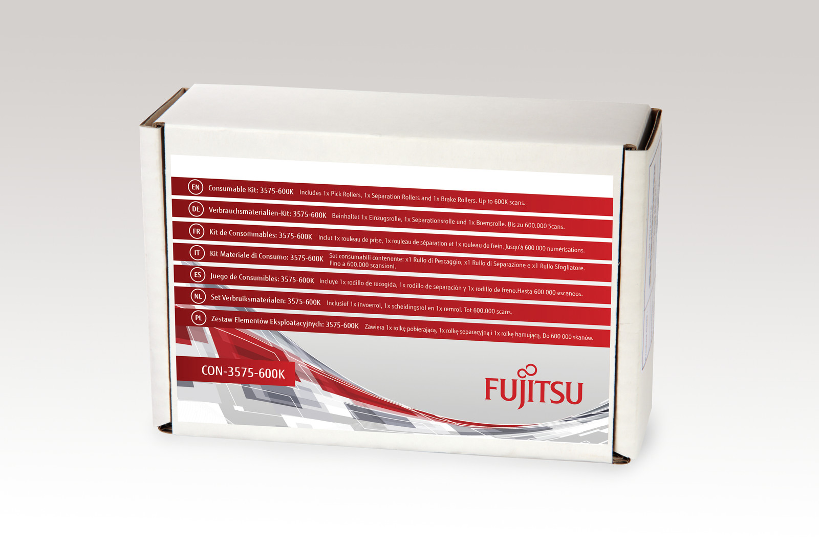 Fujitsu Verbruiksmateriaalset voor Ricoh fi6800/6400 met aandrukrol, remrol en scheidingsrol