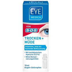 EyeMedica Trocken + Müde | Hyaluron Augentropfen | 10 ml 1 St