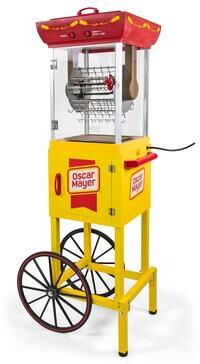 Nostalgia Oscar Mayer Hot Dog Ferris Wheel Cart - Retro Style Hot Dog Roller