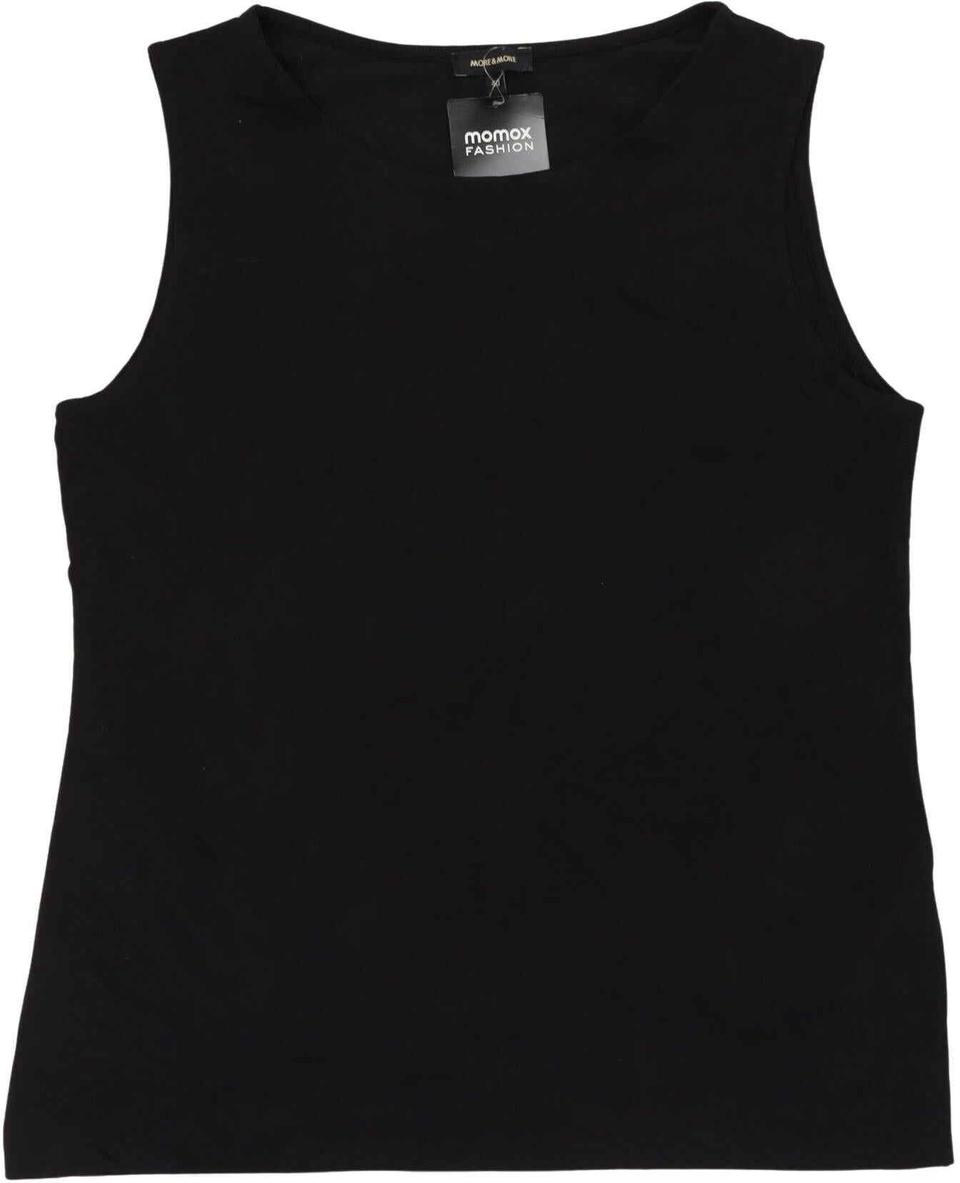 More & More Damen Top, Schwarz, Gr. EU 40, Baumwolle / Elasthan - Second Hand