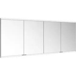 Keuco Royal Modular 2.0 Spiegelschrank 800410200100500 2000 x 700 x 160 mm, 2 Steckdosen, 2 Doppel-USB-Ladestellen, Wandeinbau, 4-türig