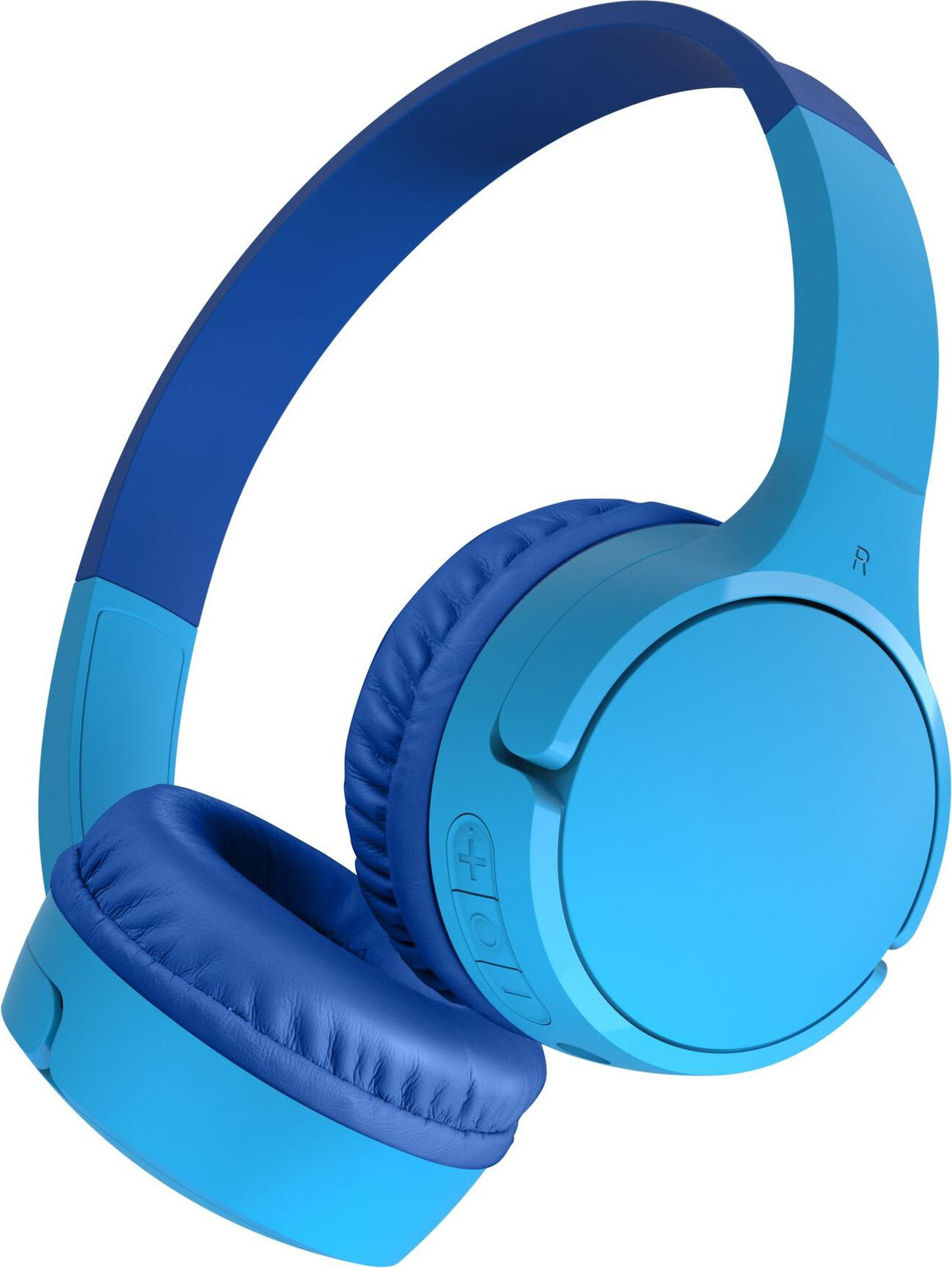 Belkin Soundform Mini-On-Ear hoofdtelefoon voor kinderen, Bluetooth, USB-C, blauw