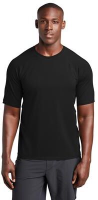 Sport-Tek ST470 Rashguard Top in Black size XL   Polyester/Spandex Blend