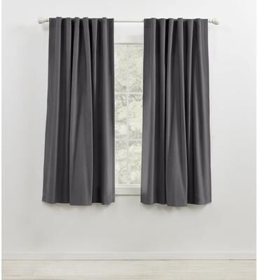 Lauren Ralph Lauren Velvety Back Tab/Rod Pocket Curtain Single Panel