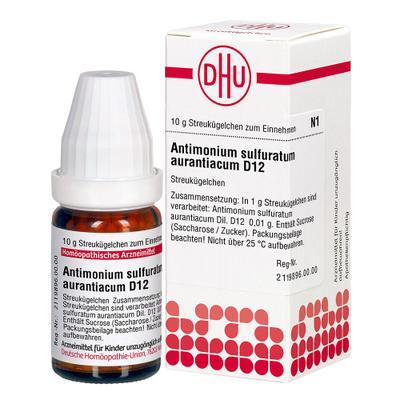 Antimonium Sulfuratum aurantiacum D 12 Globuli 10 g
