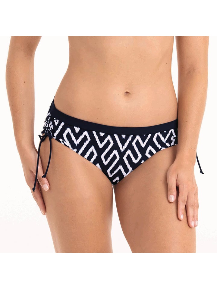 Anita Bikini-Hose "Ebru" in Dunkelblau/ Weiß - 44