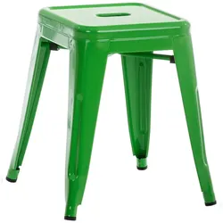 PROREGAL Hocker YOSEMITE HxBxT 46x40x40cm Metall Grün
