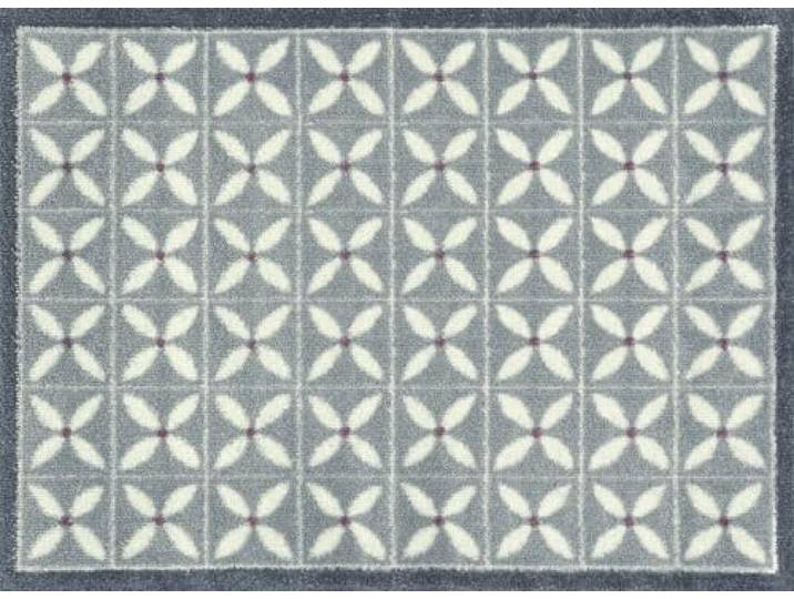 Turtle Mat Design Flower Fields Grey 60x85cm