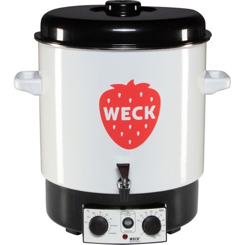 WECK Einkochautomat WAT 15 A Emaille, mit Uhr + Hahn