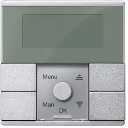 Merten Zeitschaltuhr-Modul PlusLink, System M, aluminium matt