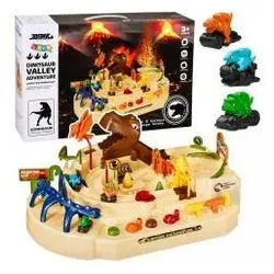 Lean Toys Interaktive Arcade-Rennstrecke mit Dinosauriern