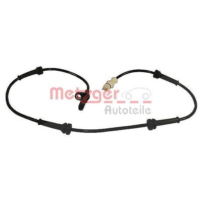 Metzger Autoteile ABS Sensor Raddrehzahl Hinterachse [Hersteller-Nr. 0900412] für Opel, Renault