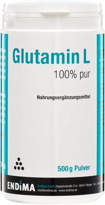 ENDIMA Vertriebsgesellschaft mbH GLUTAMIN-L 100% Pur Pulver 500 g 01498321