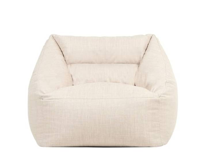 Icon Natalia Outdoor Sitzsack Sessel für Erwachsene mit Füllung, Beige