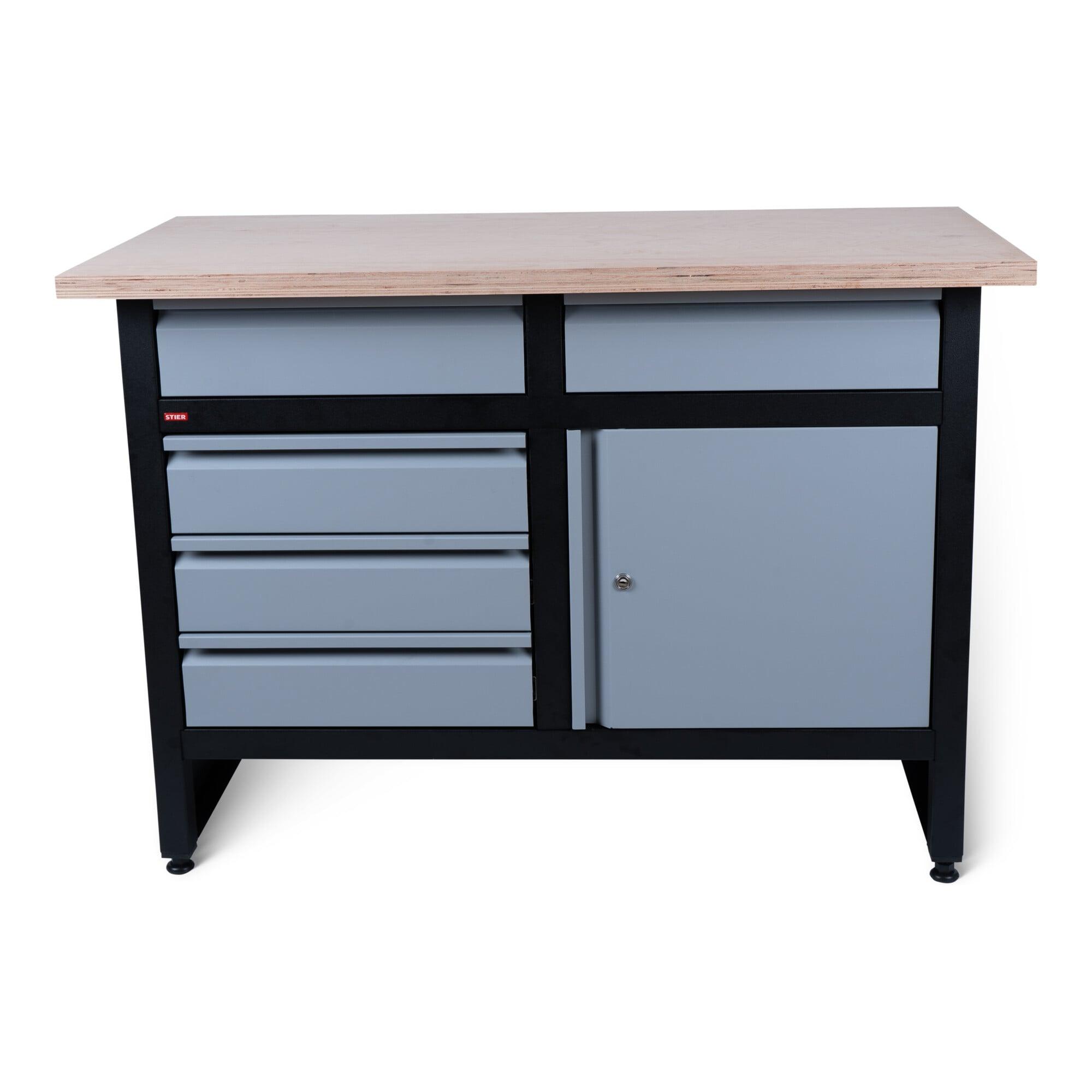 STIER Werkbank Basic, mit 5 Schubladen (907525)