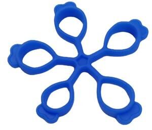 Healfit Counter Silicone Finger Expander, Hand Gripper, Finger Exerciser, Wrist Strength Trainer, Exercise Hand Grip, Fitness Resistance blue