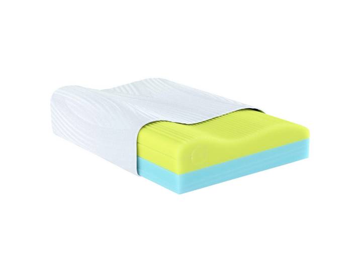 Physiosleep Nackenkissen, Weiß, Füllung: Kaltschaum,Kaltschaum, 40x70 cm, perfekte Stützfunktion, stützt Kopf, Nacken und Wirbelsäule, Heimtextilien, Kopfpolster & Bettdecken, Kopfkissen, Nackenkissen