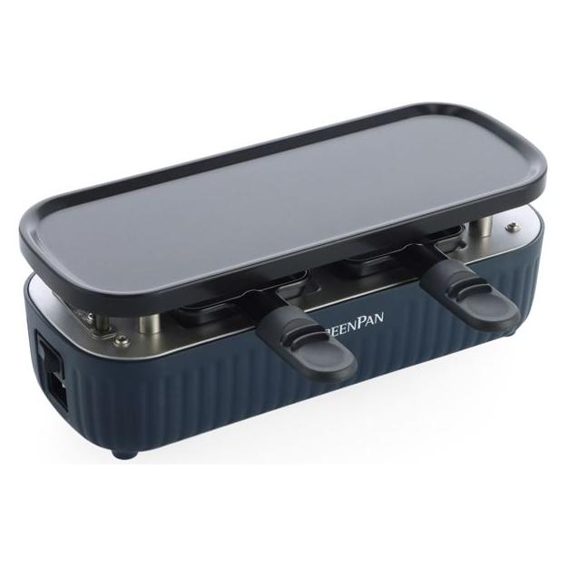 Greenpan Silhouette Raclette Gourmetgerät 32,5x13 Marineblau (CC010250-001)