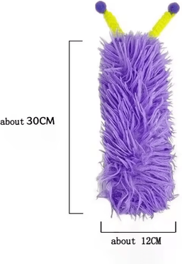Inspire Curations CuddleKick Catnip Plush Pillow Toy Soft Chew & Kicker Companion purple