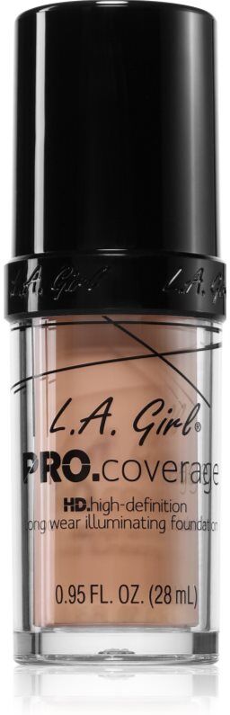 L.A. Girl Cosmetics PRO. Coverage illuminating liquid foundation shade Fair 28 ml