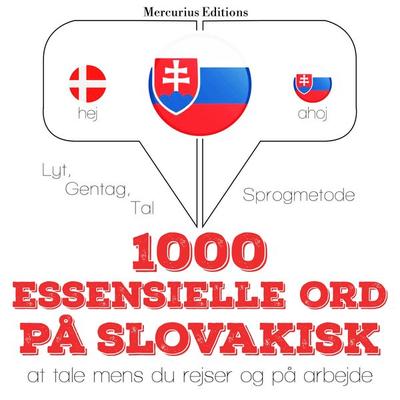 1000 essentielle ord på slovakisk - JM Gardner, Audio, 9782821128828