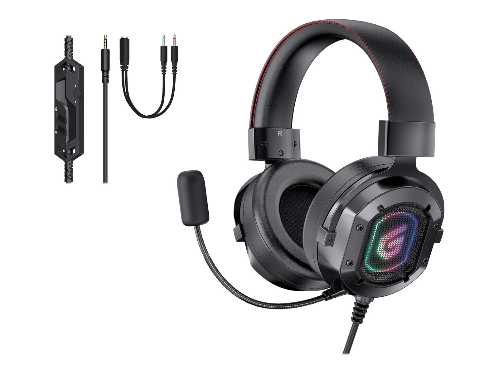Conceptronic ATHAN03B Stereo Headset met 2m Kabel en Microfoon