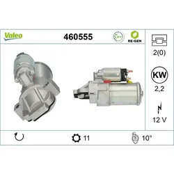 Starter VALEO 460555 für Ford Transit Custom V362