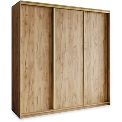 SCHWEBETÜRENSCHRANK NISSE 200/205/60 cm 3-türig Orange