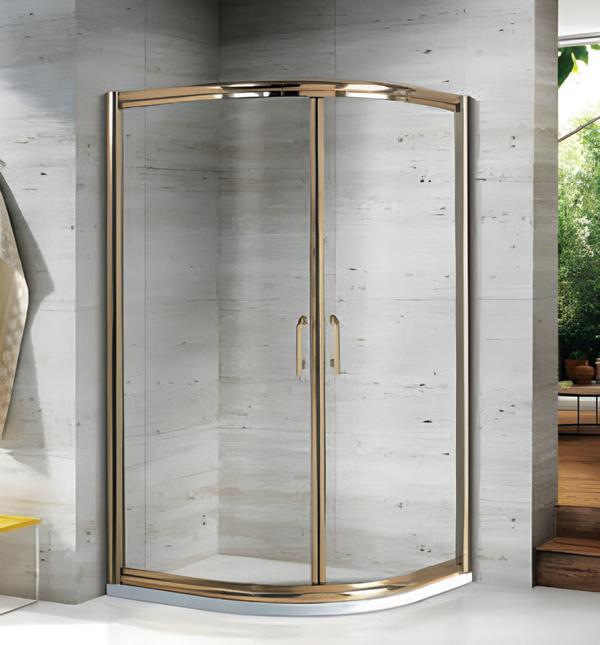 Duschkabine Eckdusche Dusche Duschabtrennung Duschraum Duschtür 90x90 cm