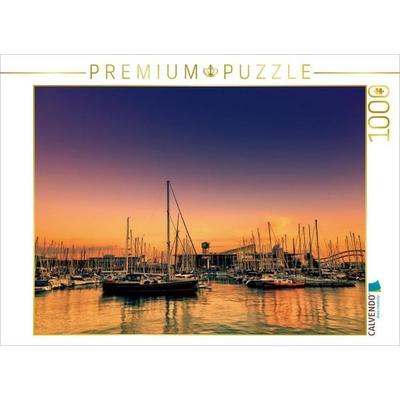 CALVENDO Puzzle Port Vell 1000 Teile Puzzle quer | 1000 Teile Lege-Größe 64 × 48 cm Foto-Puzzle für glückliche Stunden