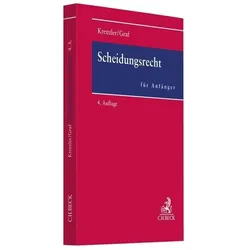 Scheidungsrecht für Anfänger, Fachbücher von Michael Krenzler, Catharina Graf