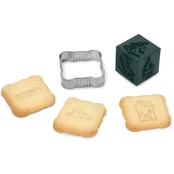 Tchibo - Keksstempel-Set - dunkelgrün