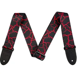 Jackson Poly Strap Red Crackle - Gitarrengurt