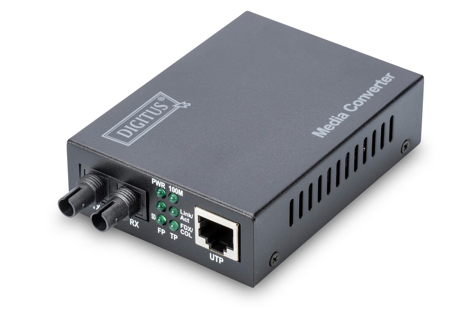 Digitus Fast Ethernet Medienkonverter, RJ45 / ST DN-82010-1