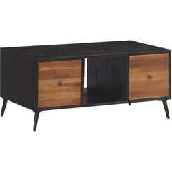 vidaXL Couchtisch 90x50x41 cm Recyceltes Massivholz Teak