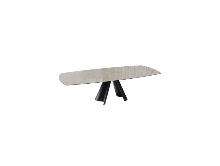 Ausziehbarer Designer Esstisch „Atlax“ aus Keramik, in verschiedenen Grössen Cremona 190-270 x 120 cm Akante Design