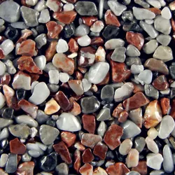 Terralith Marmor - Steinteppich WAND  mix rosso autunno (fein) für 1 qm