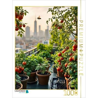 CALVENDO Puzzle Tomatenzeit über den Dächern | 1000 Teile Lege-Größe 64x48cm Foto-Puzzle für glückliche Stunden