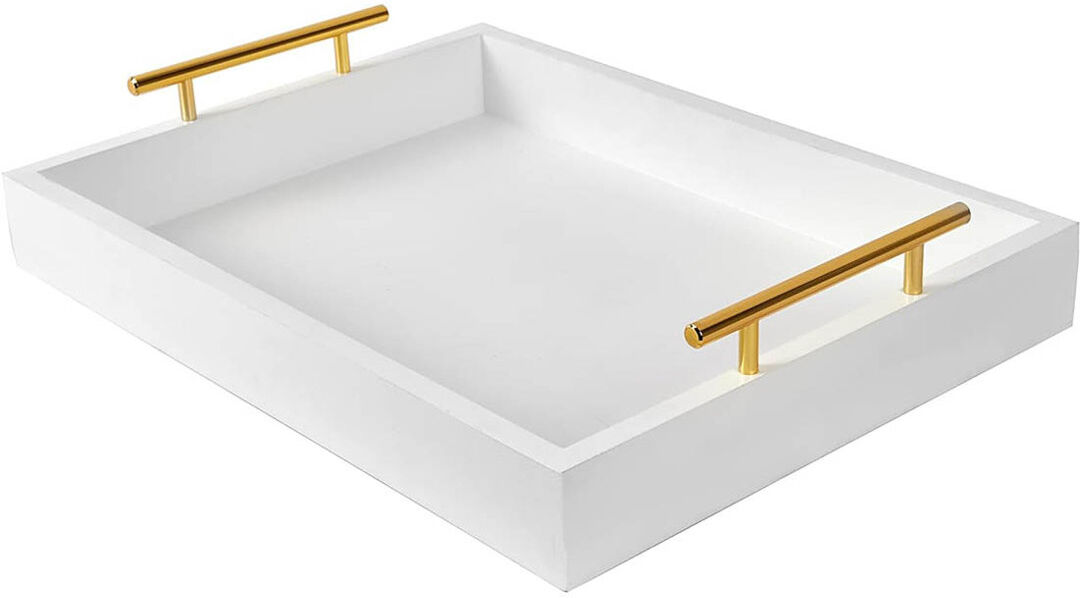 Mercer41 Tray White 40cm W X 30cm D X 5cm H